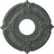 Ekena Millwork Attica Ceiling Medallion (Canopies up to 3 1/2"), 12 3/4"OD x 4"ID x 1/2"P, Athenian Green Crackle CM12ATAGC - alternate 1
